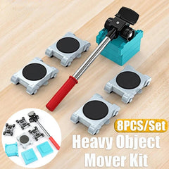 SHOWLU FASHION STORE 1 Set Heavy Duty Furniture Lifter Furniture Moving Transport Roller Set Heavy Duty Lifter Transport Tool Furniture Mover Roller Wheel