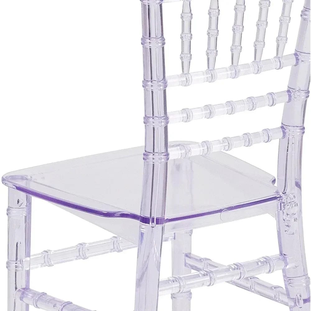 SHOWLU FASHION STORE 10 Pack Transparent Crystal Resin Party and Event Chair for Commercial & Residential Use School Chairs Children's Furniture