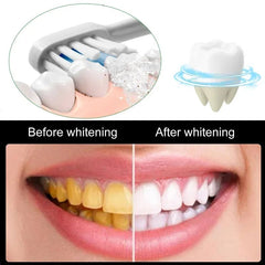 Showlu Fashion Store 100g Bamboo charcoal deep tooth whitening toothpaste cleaning yellow teeth stains Tartar removes mouth odor bright white oral care