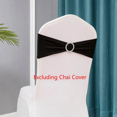 Showlu Fashion Store 10pcs/lot Stretch Lycra Spandex Chair Covers Bands With Buckle Slider For Wedding Decorations Wholesale Chair Sashes Bow heart