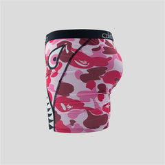  Showlu Fashion Store 1114 / 1pc / S Sexy Men Underwear Boxers Cueca Male Panties Lingerie Men Underpants Boxershorts Plus Size Fashion Print XXXL Man Boxer Briefs