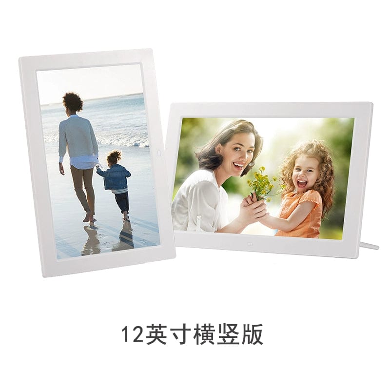  Showlu Fashion Store 12-inch full viewing angle (IPS screen) horizontal and vertical swing without card Yunzhixing Digital Photo Frame HD Narrow Edge Ultra-Thin Electronic Photo Album Picture Frame Video Supermarket Advertising Machine Horizontal and Vertical Wall Hanging