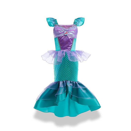 Showlu Fashion Store 121452038 150 / Mermaid Dress Children's Mermaid Princess Dress Girls Birthday Formal Dress Children's Day Performance Costume Cosplay Disney