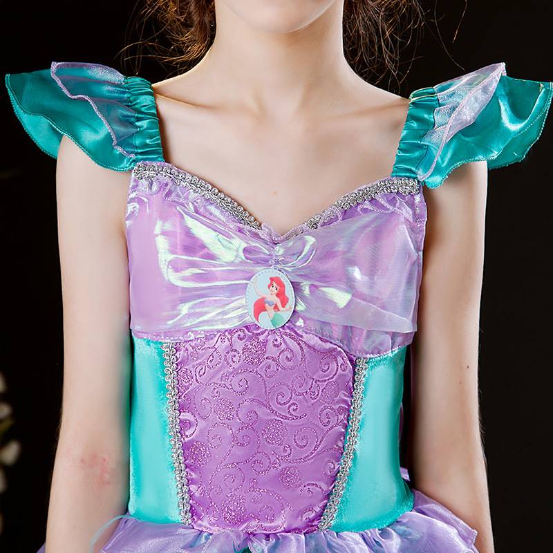 Showlu Fashion Store 121452038 Children's Mermaid Princess Dress Girls Birthday Formal Dress Children's Day Performance Costume Cosplay Disney