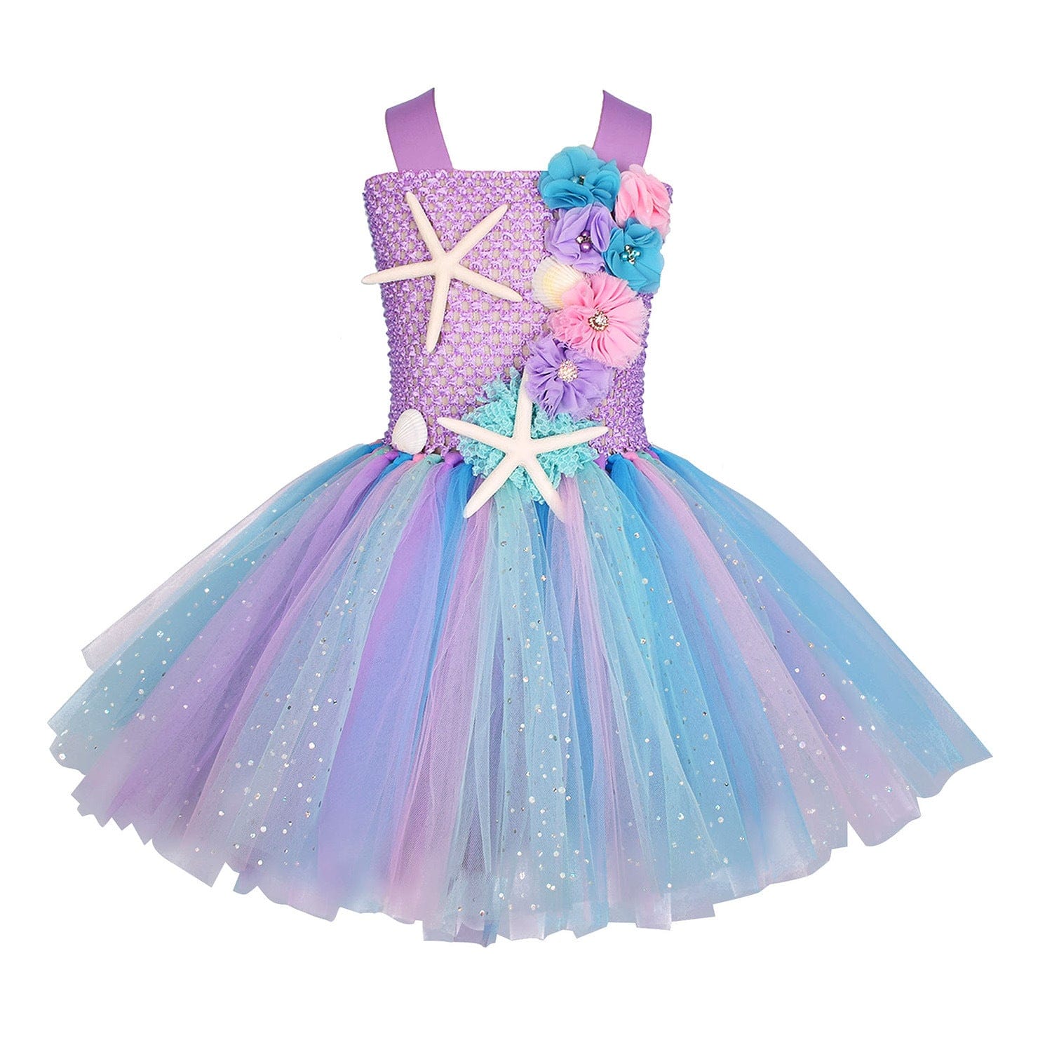 Showlu Fashion Store 121462057 Girls' Mermaid Princess Dress Children's Day Dress Cosplay Performance and Show Photograph Dress Tutu Pettiskirt