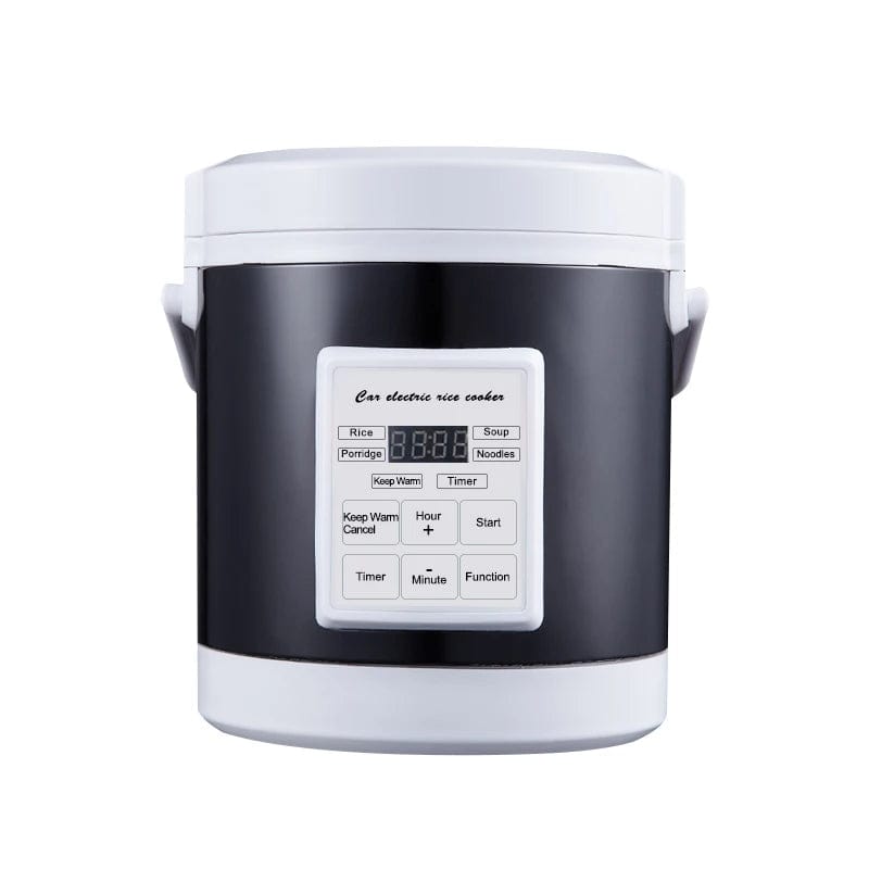 Showlu Fashion Store 12V-24V 12V 24V Mini Car Rice Cooker 1.6L  car trucks electric soup porridge cooking machine food steamer warmer fast heating lunch box