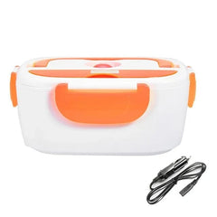 Showlu Fashion Store 12V Orange lunchbox / Russian Federation AHTOSKA 220V or 12V Portable Electric Heating bento Lunch Box