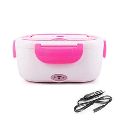 Showlu Fashion Store 12V pink lunchbox / Russian Federation AHTOSKA 220V or 12V Portable Electric Heating bento Lunch Box