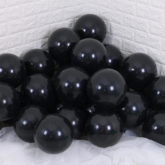 Showlu Fashion Store 140pcs / balloon set 188pcs Black Gold Wedding Birthday Party Supplies Background Baby Shower White White Anniversary Holiday Dinner Balloon Garland