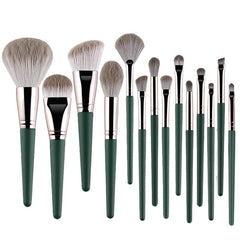  Showlu Fashion Store 14pcs makeup brushes JTFIL Makeup Brushes Soft Fluffy Makeup Tools Cosmetic Powder Eye Shadow Foundation Blush Blending Beauty Make Up Brush Beauty