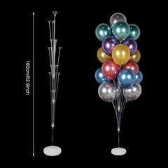 Showlu Fashion Store 160CM Support / as shown Balloon Support Balloon Stand Balloon Holder Column Happy Birthday Baloon Decor Baby Shower Globos Wedding Party Decoration