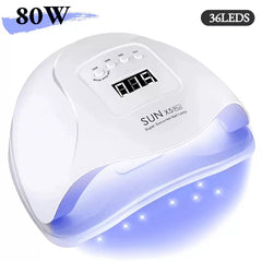 Showlu Fashion Store 168W 42LEDs Nail Drying Lamp For Manicure Professional Led UV Drying Lamp With Auto Sensor Smart Nail Salon Equipment Tools