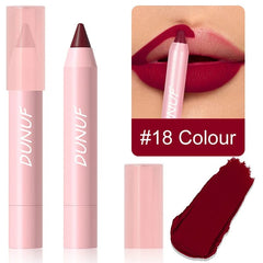  Showlu Fashion Store 18 Nude Brown Lip Liner Pencil Labial Makeup Waterproof Matte Lipstick 18 Color Red Contour Tint Crayon Pen Lip Contouring Cosmetic