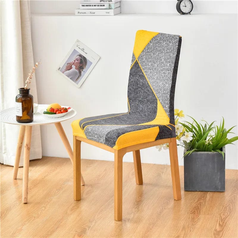  Showlu Fashion Store 19 / Universal Dining Chair Cover Spandex Elastic Chair Slipcover Dining Room Chair Covers Seat Case for Wedding Hotel Banquet