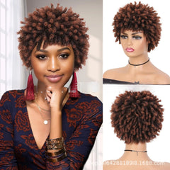 SHOWLU FASHION STORE 1B / 1pc Short Dreadlock Wig for Black Women and Men AfroSynthetic Braided Wigs Heat Resistant Wigs for Women Synthetic Hair