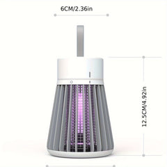 Showlu Fashion Store 1pc Bug Zapper, Mosquito Zapper Fly Trap Mosquito Killer Lamp USB Electric Radiationless LED Mute Bed Bug Killer Indoor for Mosquito Insect Gnat Moth Fruit Flies with a Small Brush