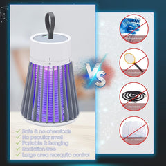 Showlu Fashion Store 1pc Bug Zapper, Mosquito Zapper Fly Trap Mosquito Killer Lamp USB Electric Radiationless LED Mute Bed Bug Killer Indoor for Mosquito Insect Gnat Moth Fruit Flies with a Small Brush