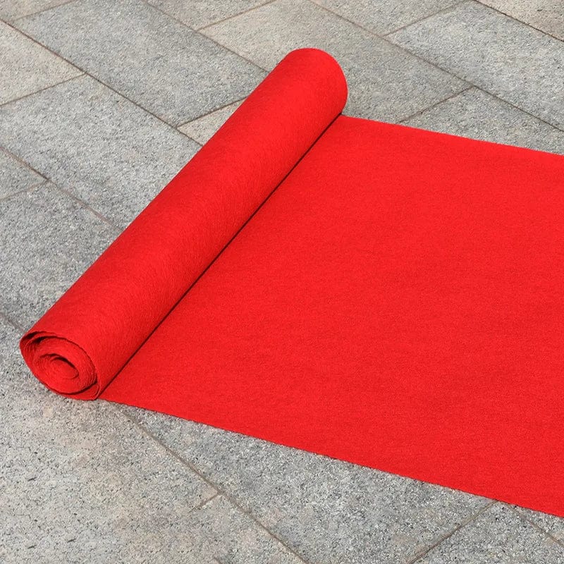 SHOWLU FASHION STORE 1x20m Red Carpet Wedding Carpet Aisle Non-slip Non-woven White Wedding Carpet Customized Running Rugs Carpets for Living Room