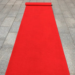 SHOWLU FASHION STORE 1x20m Red Carpet Wedding Carpet Aisle Non-slip Non-woven White Wedding Carpet Customized Running Rugs Carpets for Living Room