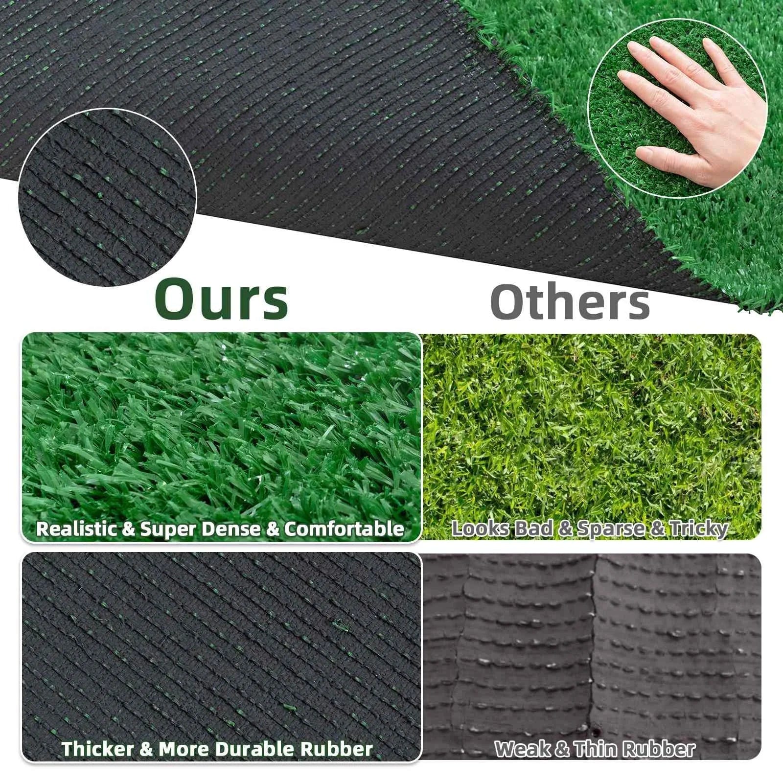 SHOWLU FASHION STORE 1x4m / United States 200-400cm Artificial Grassland Simulation Moss Lawn Turf Fake Green Grass Mat Carpet DIY Micro Landscape Home Floor Decor