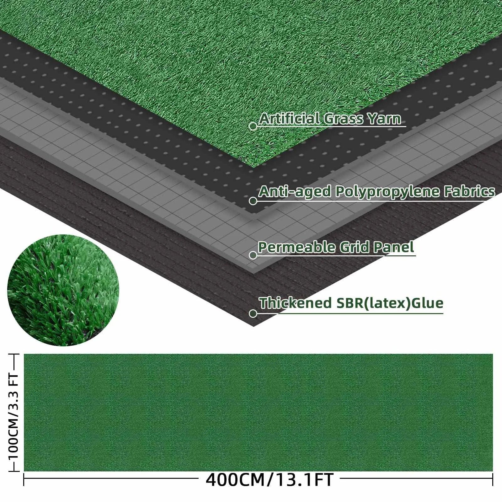 SHOWLU FASHION STORE 1x4m / United States 200-400cm Artificial Grassland Simulation Moss Lawn Turf Fake Green Grass Mat Carpet DIY Micro Landscape Home Floor Decor