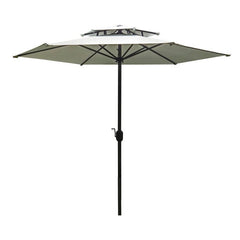 Showlu Fashion Store 2 M 2.5 M Outdoor Rain-Proof Sunshade Sun-Proof Straight Umbrella Coffee Bar Outdoor Sun Umbrella Terrace Balcony Garden