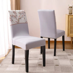 Showlu Fashion Store 2 / one size / CHINA 2024NEW Print Table Chair Cover High Elastic Thickened Dining Seat Covers Deco Banquet Hotel Home Textlies