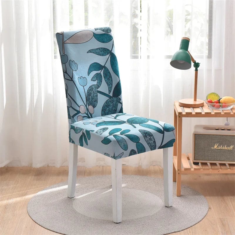  Showlu Fashion Store 2 / Universal Dining Chair Cover Spandex Elastic Chair Slipcover Dining Room Chair Covers Seat Case for Wedding Hotel Banquet