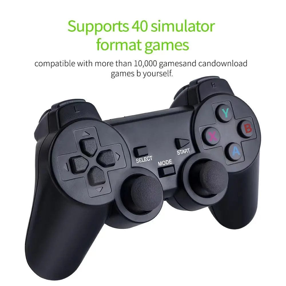 Showlu Fashion Store 20000 games 64G BOYHOM 4K Game Stick Lite Video Game Console 64GB Wireless Controller For 20000 Retro Games Kid Xmas Gift