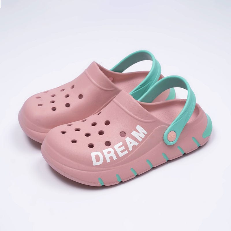 Showlu Fashion Store 201273400 39/40 / Bean paste red Hole Shoes Women's  New Style Thick Sole Non Slip Breathable Nurse Operating Room Medical Staff Closed-Toe Slippers Outer Wear