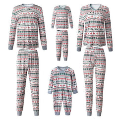 Showlu Fashion Store 2023 Family Christmas Matching Pajamas Set Xmas Adult Kids Mother And Daughter Father Son Sleepwear Baby Family Look Outfits