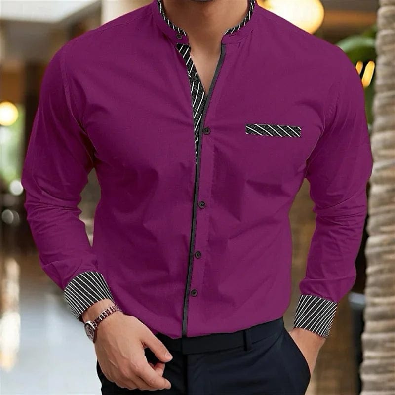 SHOWLU FASHION STORE 2024 new style 10 -color men's shirt 3D printing shirt business office clothing Hawaiian fashion casual breathable fabric