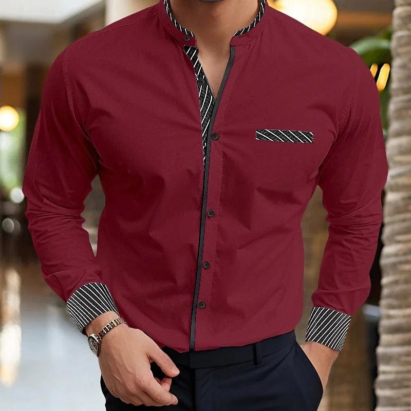 SHOWLU FASHION STORE 2024 new style 10 -color men's shirt 3D printing shirt business office clothing Hawaiian fashion casual breathable fabric