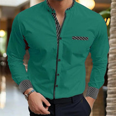 SHOWLU FASHION STORE 2024 new style 10 -color men's shirt 3D printing shirt business office clothing Hawaiian fashion casual breathable fabric