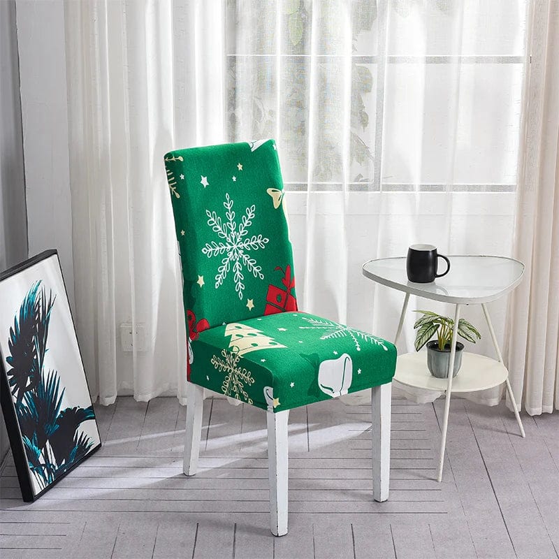  Showlu Fashion Store 22 / Universal Santa Chair Covers for Dining Room Christmas Removable Slipcovers for Dining Chair Red Spandex Kitchen Chair Slipcovers Set