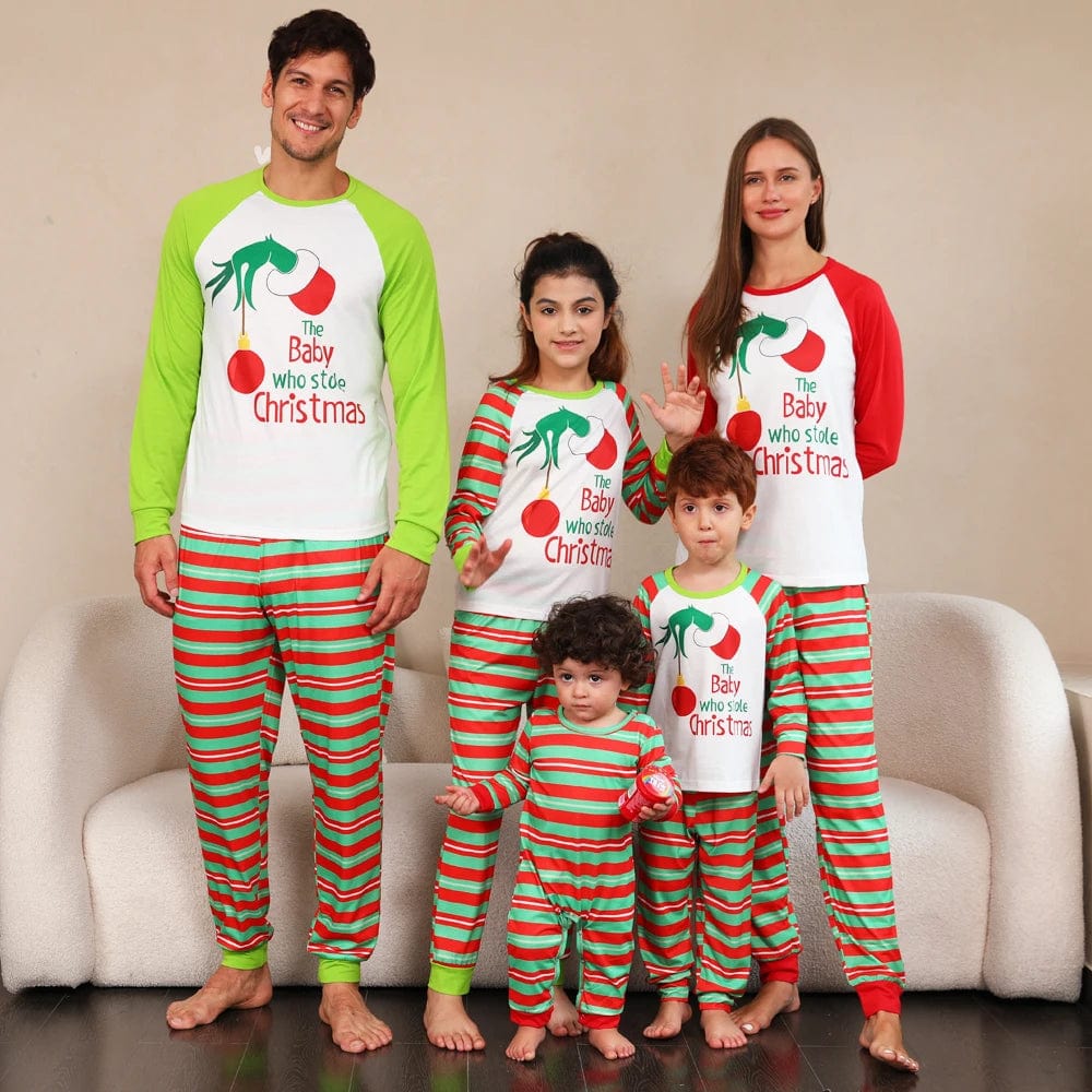 Showlu Fashion Store 2325 / Mother M 2023 Christmas Gift Deer Family Pajamas Flannel Hooded Jumpsuit Mother Father Kids Baby Matching Outfit Rompers Xmas Family Look