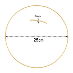 Showlu Fashion Store 25CM / 1 PCS 1pcs Gold Metal Flowers Hoop with Place Card Holder Wedding Table Centerpiece Decoration Christmas DIY Wreath Garland Decor