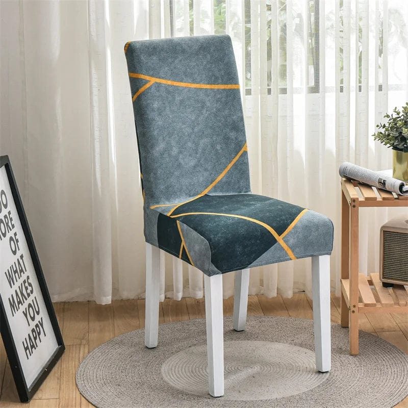  Showlu Fashion Store 27 / Universal Dining Chair Cover Spandex Elastic Chair Slipcover Dining Room Chair Covers Seat Case for Wedding Hotel Banquet