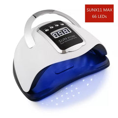 Showlu Fashion Store 280W 66LEDS-X11 / EU 168W 42LEDs Nail Drying Lamp For Manicure Professional Led UV Drying Lamp With Auto Sensor Smart Nail Salon Equipment Tools