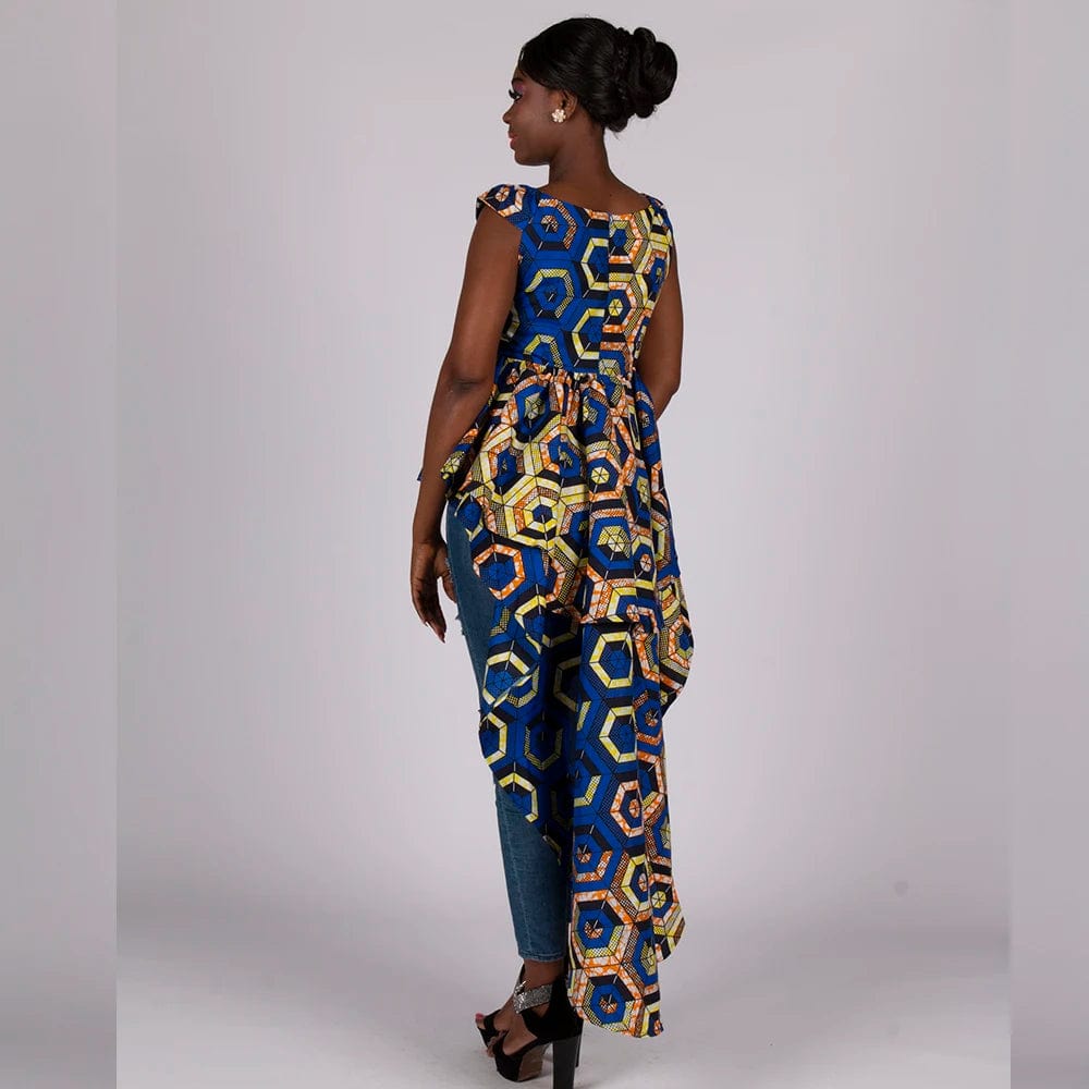 SHOWLU FASHION STORE 3 / M In Stock African Clothes for Women African Print Dress