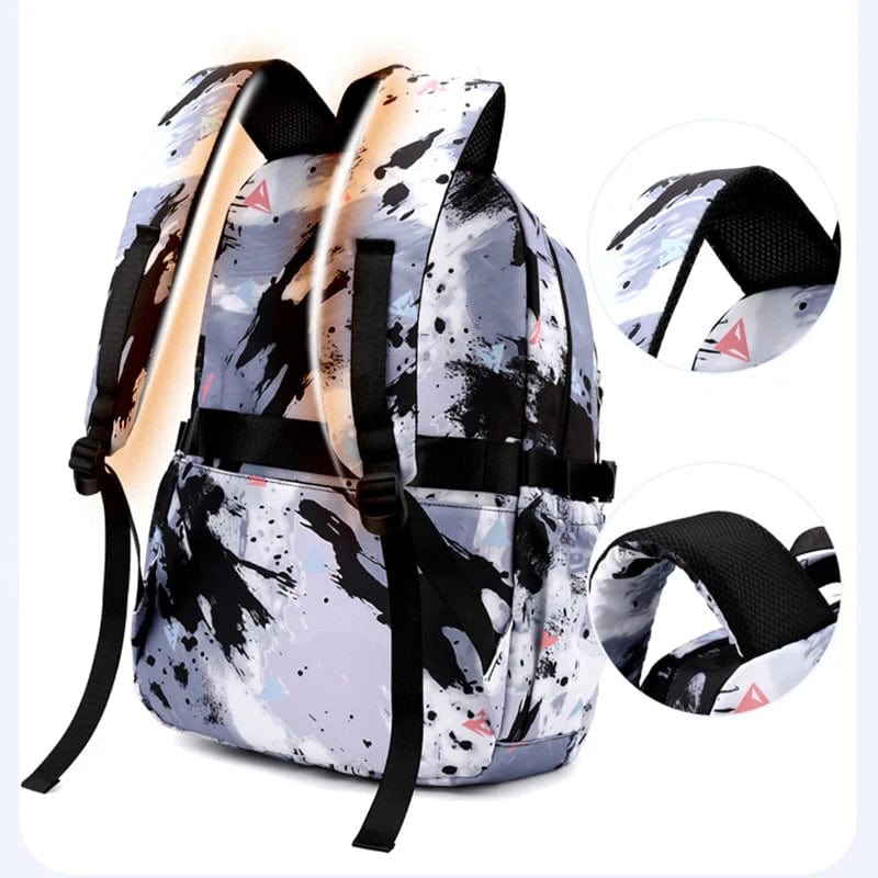 SHOWLU FASHION STORE 3 PCS Camouflage Design Kids Backpacks for Girls School Bag with Lunch Box purse Cute Bookbag Kids Backpack waterproof schoolbag