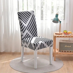  Showlu Fashion Store 32 / Universal Dining Chair Cover Spandex Elastic Chair Slipcover Dining Room Chair Covers Seat Case for Wedding Hotel Banquet