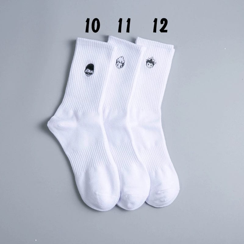  Showlu Fashion Store 36-44 All Yards / 3 Double Suit 4 Long Cotton Sweat-Absorbent Women's Trendy Little Boys' Socks