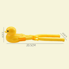 Showlu Fashion Store 3pcs 3Pcs Duck Shaped Snowball Maker Clip Children Outdoor Plastic Winter Snow Sand Making Mould Tool for Kids Fight Fun Sports Toys