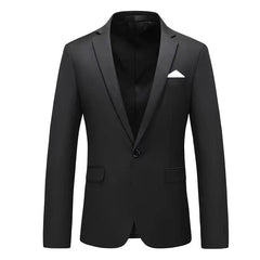 SHOWLU FASHION STORE 4 BK215Men's casual business style jacket, groom's slim fit suit top