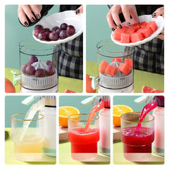  Showlu Fashion Store 400ml Portable USB Mini Electric Juicer Mixer Extractors Rechargeable Blender Fruit Fresh Juice Lemon Maker Cup Household Machine