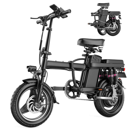 SHOWLU FASHION STORE 48V13Ah Black / CHINA USA stocks 48V500W full suspension  electric mountain bike mini  cheap fat tyre electric bikes ebike bicycles foldable