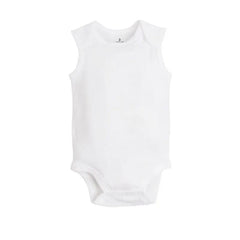 Showlu Fashion Store 5/10 PCS/LOT Newborn Baby Clothing 2023 summer Baby Boy Girl Clothes 100% Cotton White Kids Infant Bebe Bodysuits & Jumpsuits