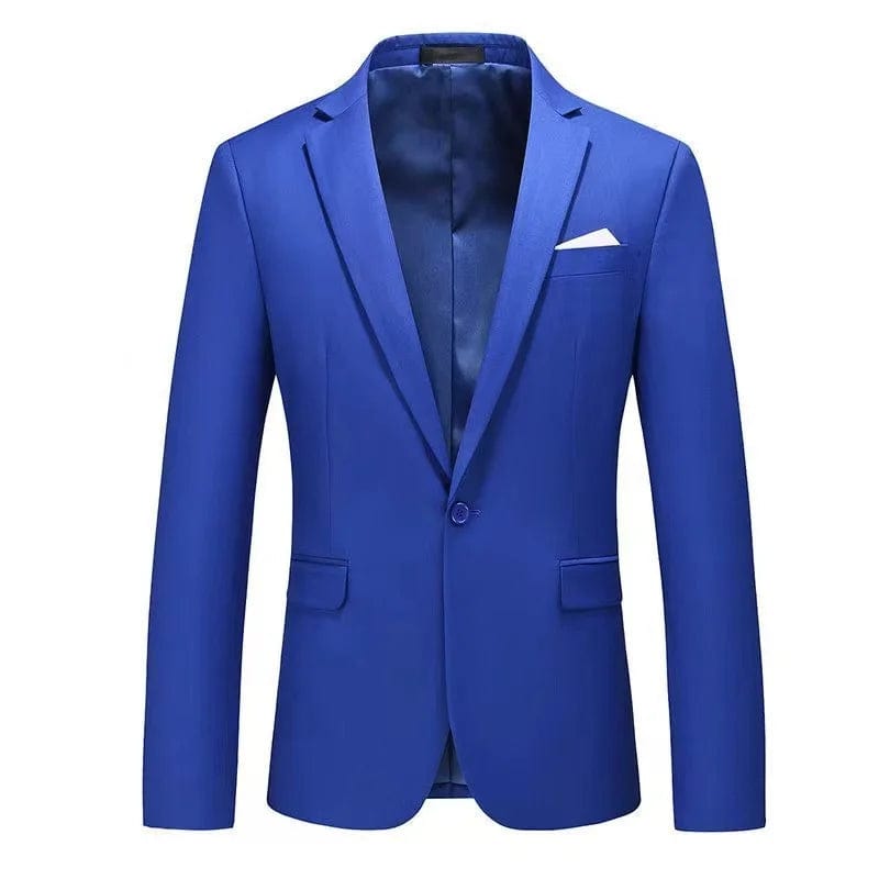 SHOWLU FASHION STORE 5 BK215Men's casual business style jacket, groom's slim fit suit top