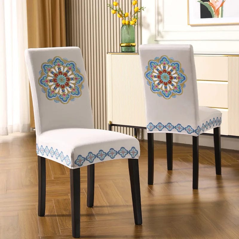 Showlu Fashion Store 5 / one size / CHINA 2024NEW Print Table Chair Cover High Elastic Thickened Dining Seat Covers Deco Banquet Hotel Home Textlies